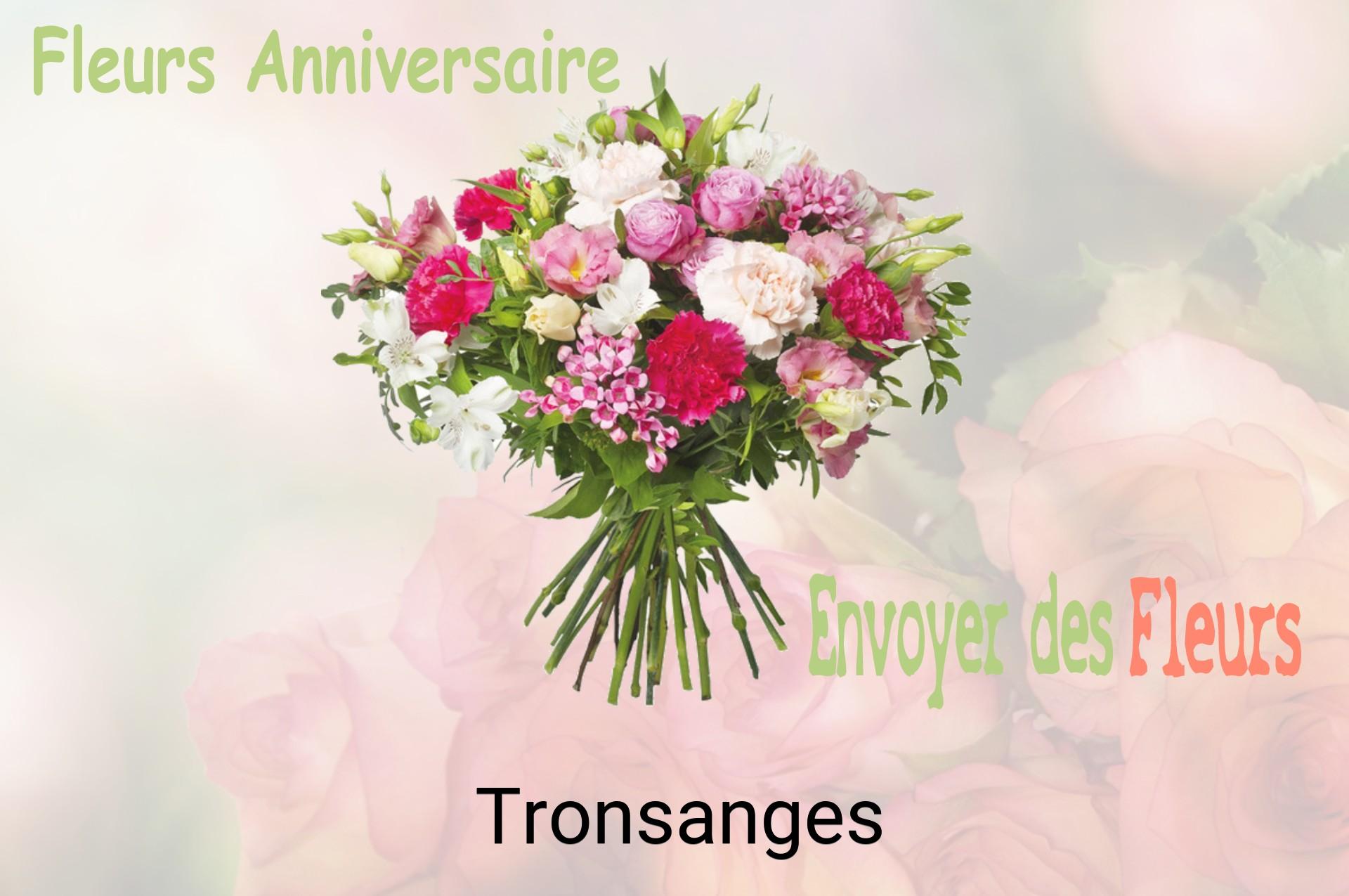 Bouquet de fleurs d’anniversaire livré à Tronsanges